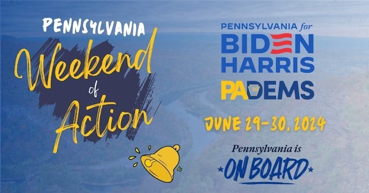Weekend of Action Montgomery County Yard Sign Drive · 2024 PA Victory